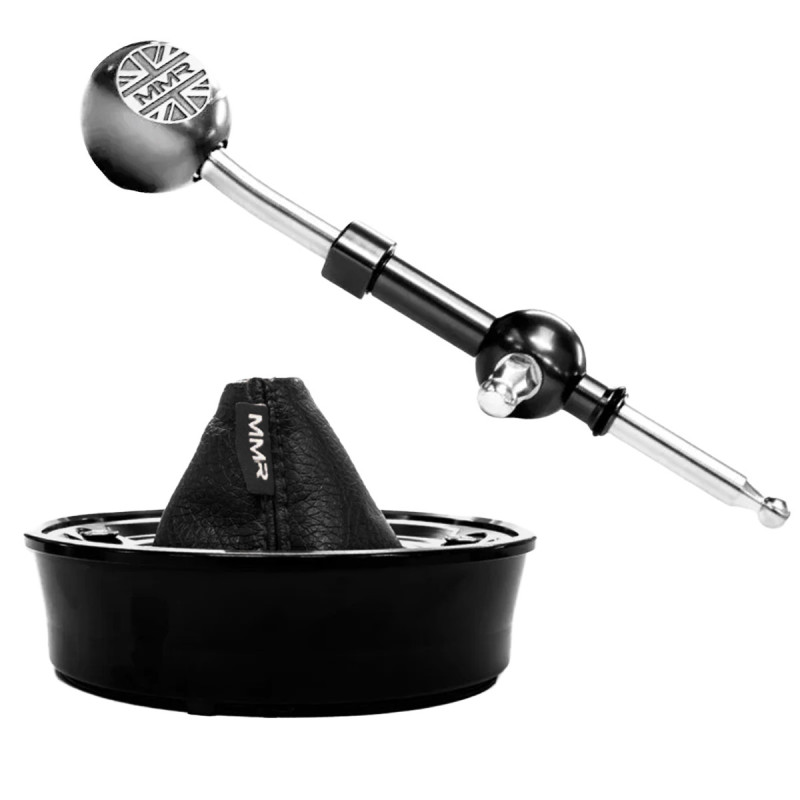 Set schimbător cu cursă scurtă MINI F5x din titan cu cusături negre MMR Performance MMR14-1403-TI-B - MMR14-1403-TI-B - MMR14-1403-TI-B - 3666618839868
